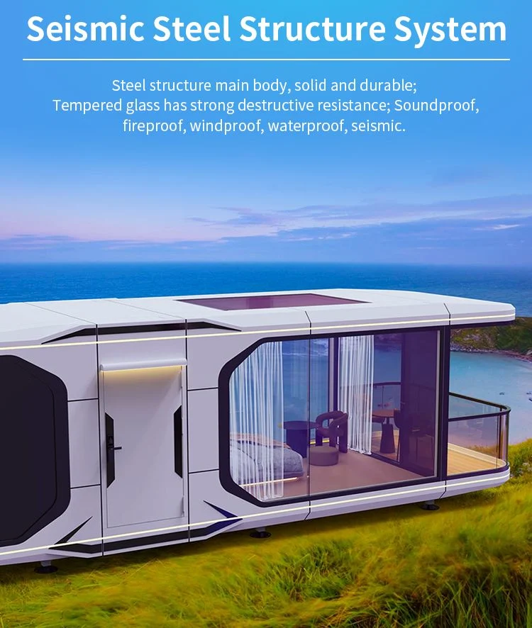 Yoursjoys Space Capsule Small Mobile Home Modern Modular House Prefabricated Homes