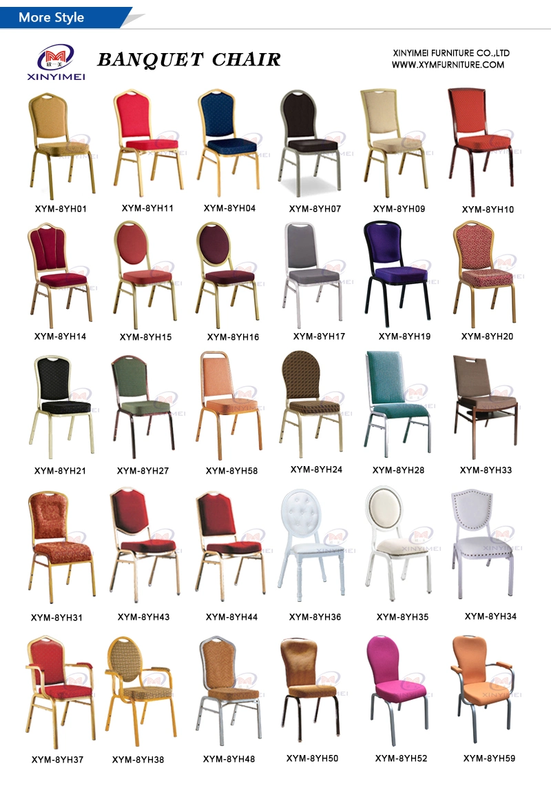 Wholesale Cheap Prices Fabric Cover Metal Frame Banquet Chair for Sale