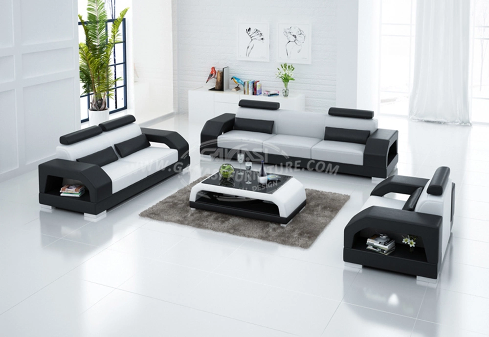 Promotional Modern High Density Sponge Modular Leather Furniture in Optional Color (G8001D)