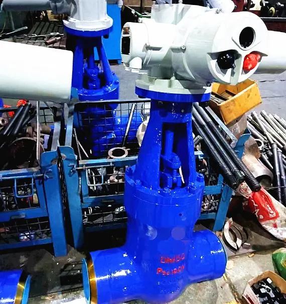 2500lb/4500lb Wc6 Butt Welded Motorized Pressure Seal Power Plant Gate Valve
