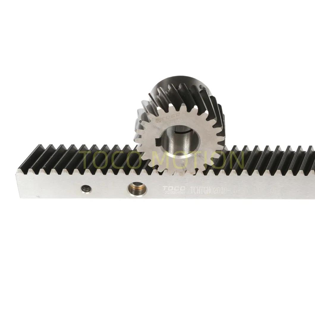 Rack and Pinion Precision Carbon Steel CNC Machinery Parts Gear Rack