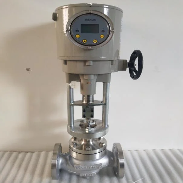 T947h Electric Actuated Single Seat Globe Control Valve