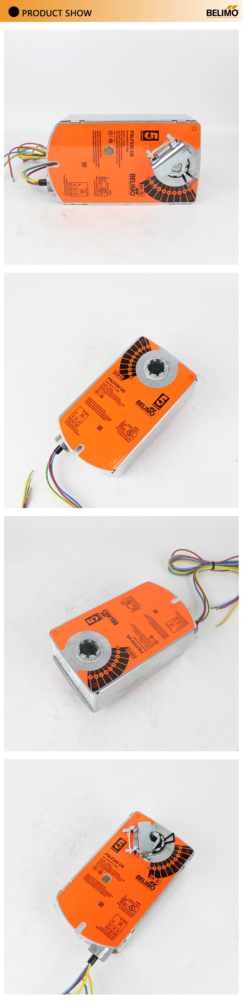 Belimo Fslf230us Spring- Return Actuator for Ventilation and Air-Conditioning Systems