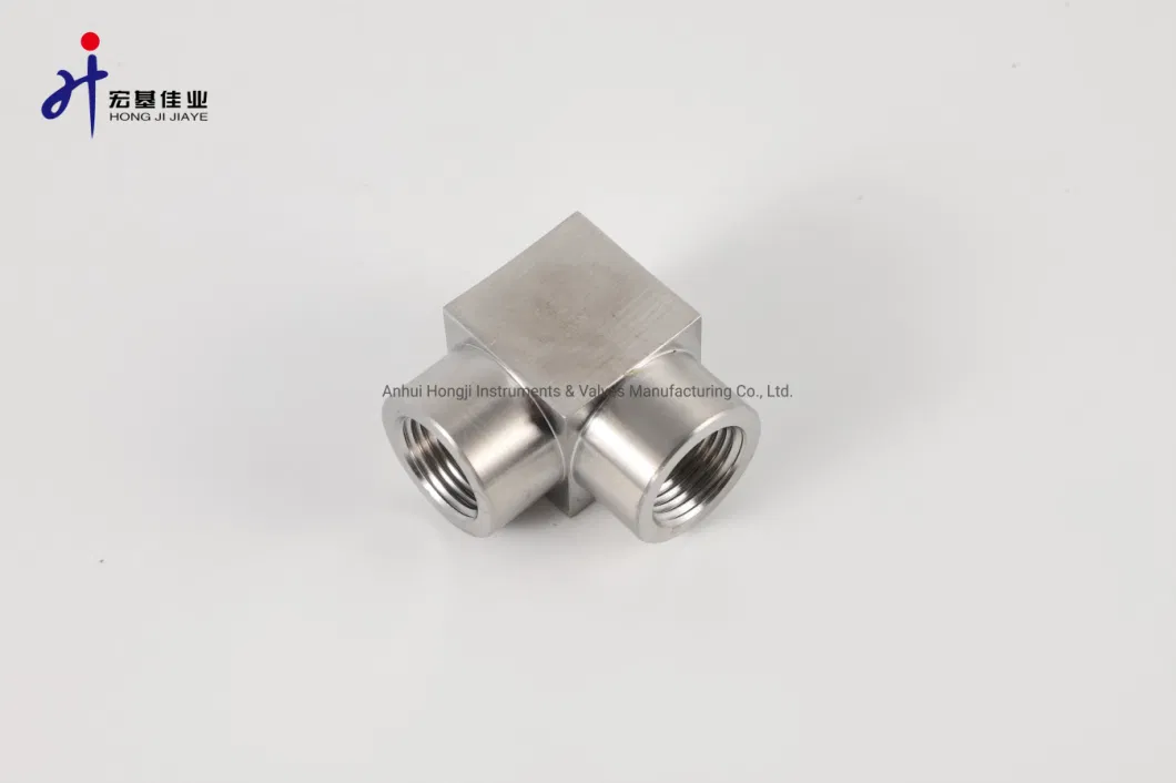 Elbow Air Flow Control Stainless Steel Elbow Type Tube Fittings Pneumatic Throttle Valve
