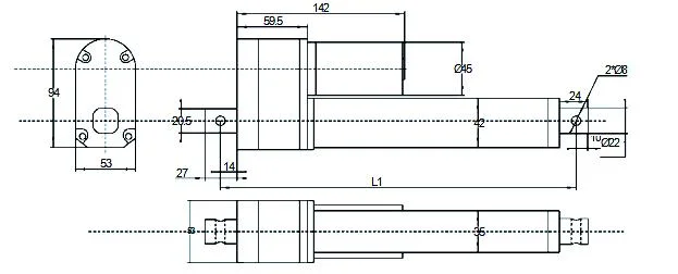 Mini Linear Actuator Electric Mini Motorized Linear Actuator