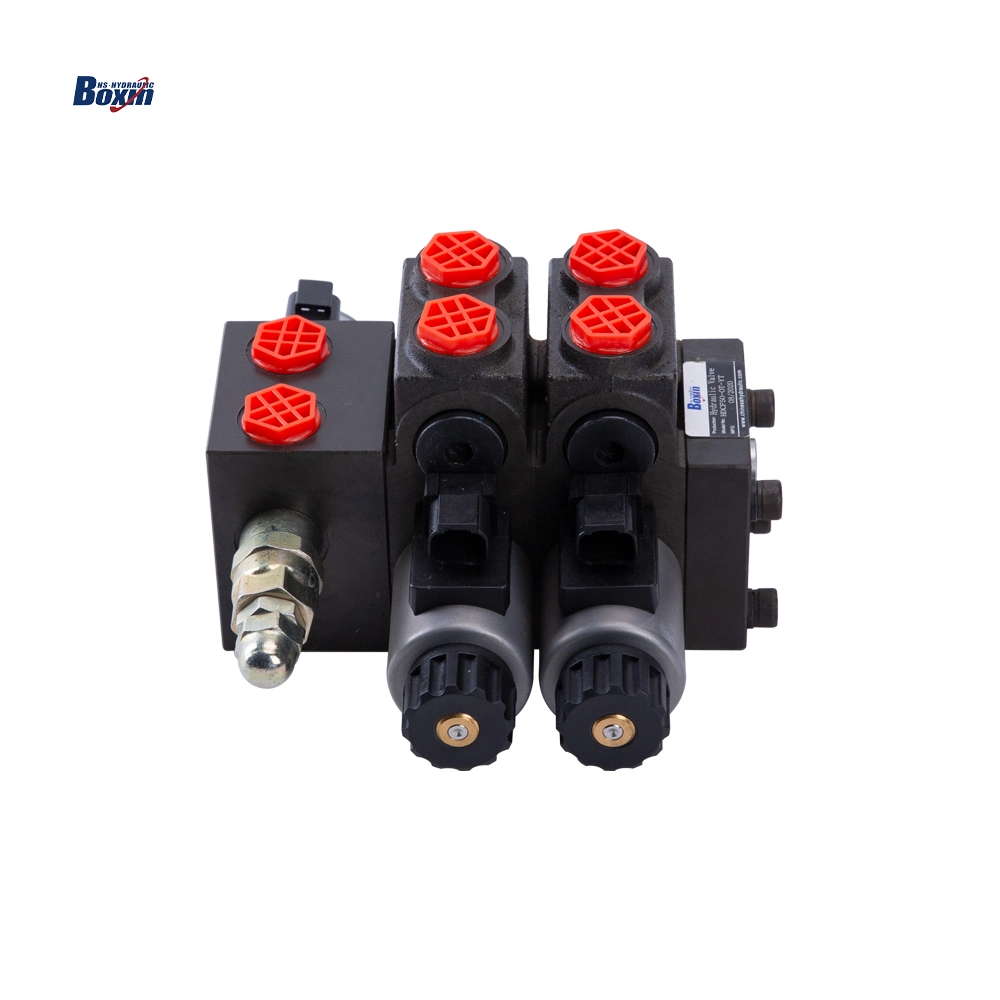 Hydraulic Control Valve Flow Control Derictional 2 Way Valve Electric for Excavators