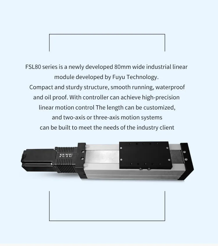 Manufacturer Price Dustproof Motorized Linear Axis Robotic Arm Ball Screw Actuator