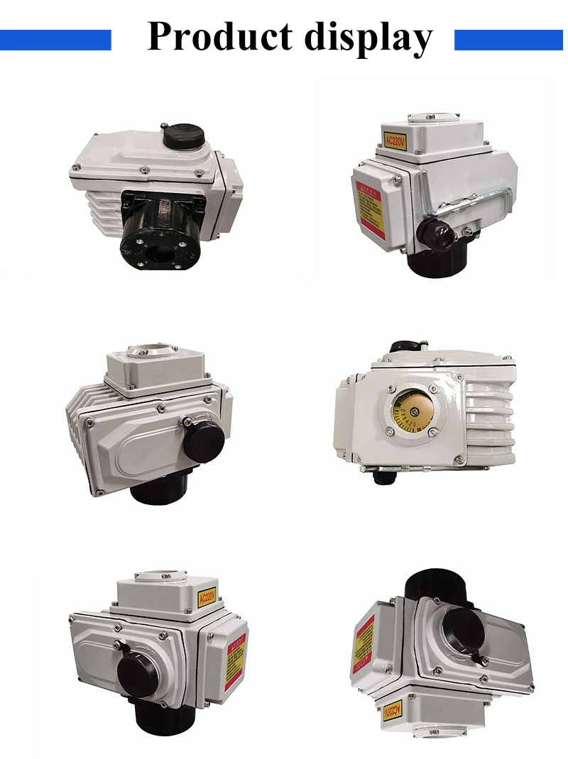 Directly Mounted Type Part-Turn Electric Actuator for Ball Valve Butterfly Valve IP67 4-20mA 220V 380V Omk-100/Omk-160/Omk-200/Omk-250