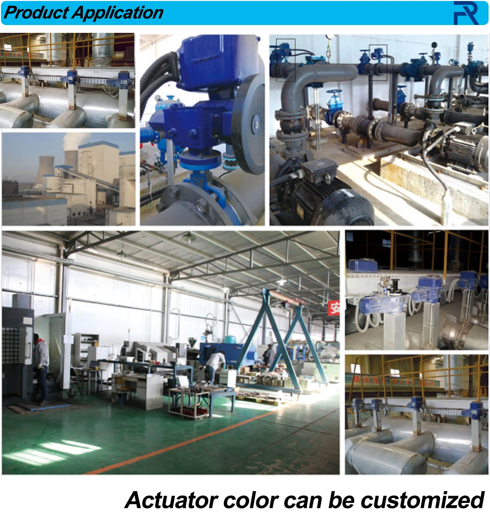 Industrial on off Electric Actuator High Torque Quarter Turn Rotary Electric Valve Actuator Price St6+RS252 St6+RS600