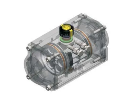 High Performance Hard Seal Pneumatic Air Actuated Control 3PCS Ball Valve for Water Oil Gas