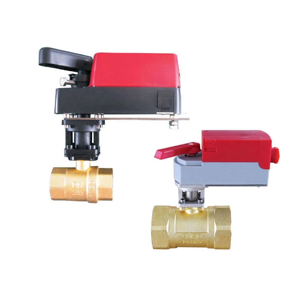 Dn50 2′′ Motorized Globe Modulating Porportional Brass Ball Valve