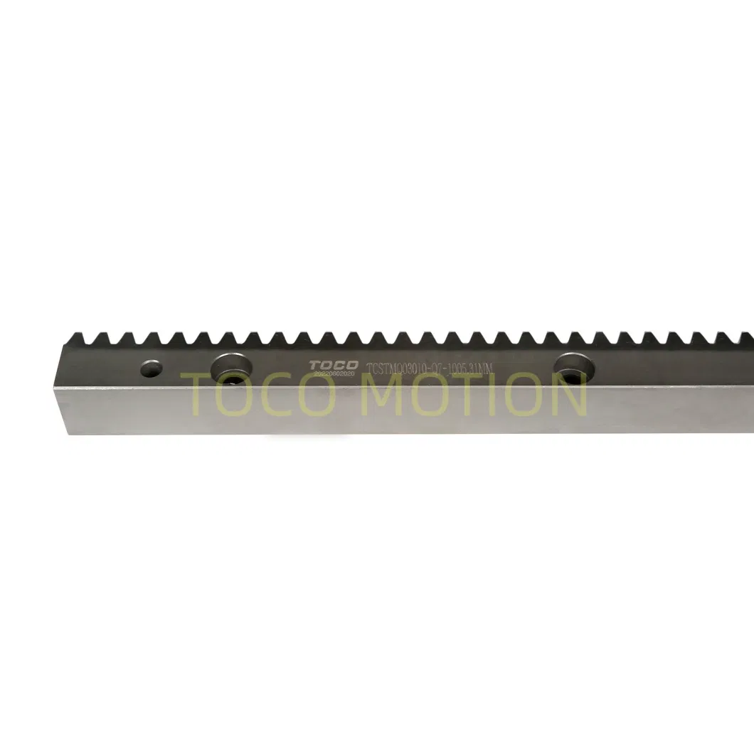 Rack and Pinion Precision Carbon Steel CNC Machinery Parts Gear Rack