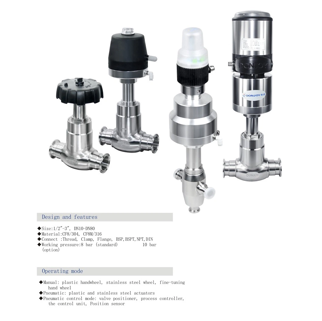 Donjoy Pneumatic Globe Valve with Control Top