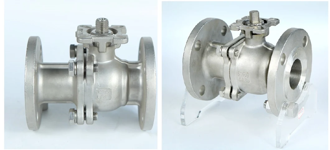Pneumatic Actuated Full Port Stainless Steel CF8 CF8m Ball Valve Class 150 Carbon Steel ANSI 304/316 Floating Flange Ball Valve