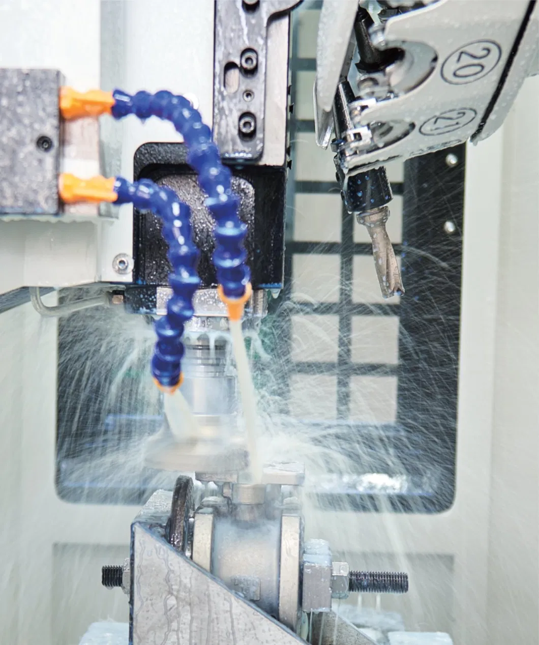 Motor Operated Wafer Flange V Ball Valve with Electric Controller