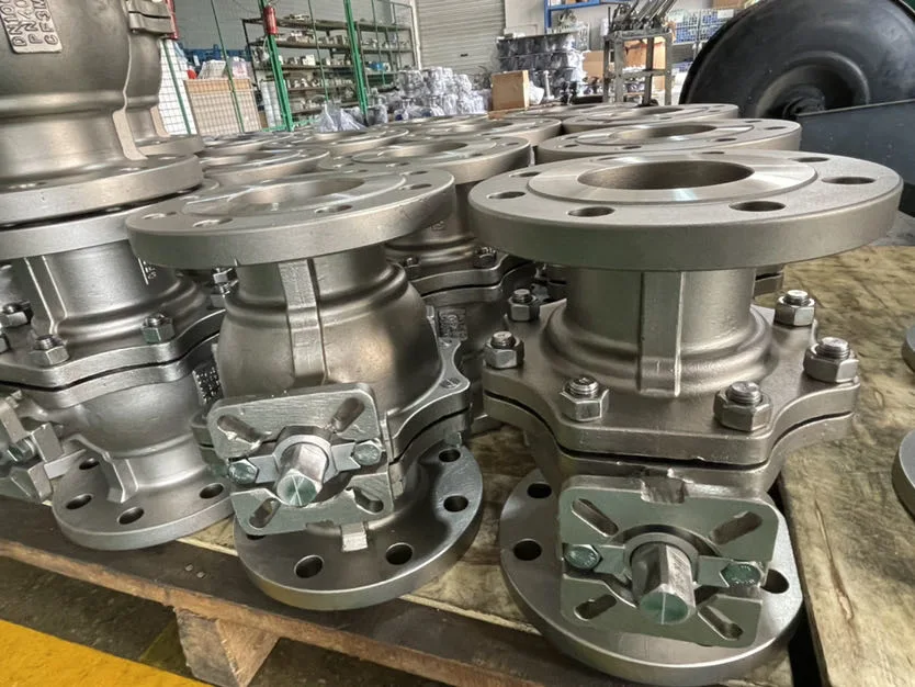 Motor Operated Wafer Flange V Ball Valve with Electric Controller