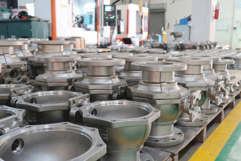 Motor Operated Wafer Flange V Ball Valve with Electric Controller