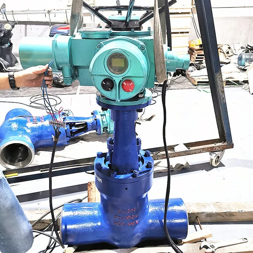 2500lb/4500lb Wc6 Butt Welded Motorized Pressure Seal Power Plant Gate Valve