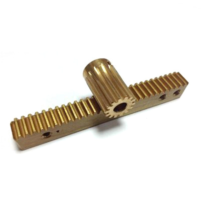 Custom Machining Small Stainless Steel Gear Rack and Pinion