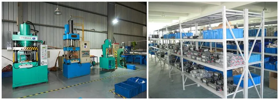 Round Standard Piston Mini Compact Double Acting Pneumatic Air Actuator