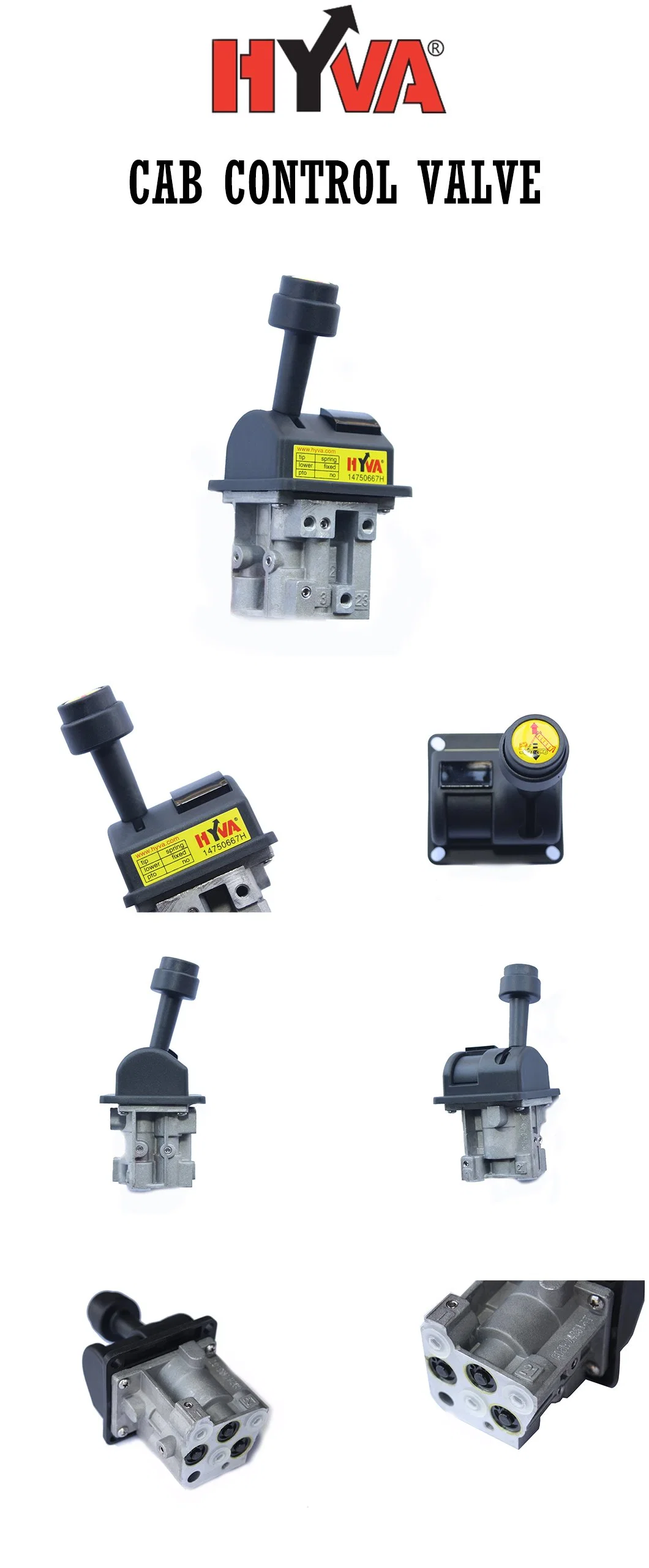 Original Quality High Pressure Hyva Manual Control Valve Pneumatic Valve, Sinotruk, Sinotruck
