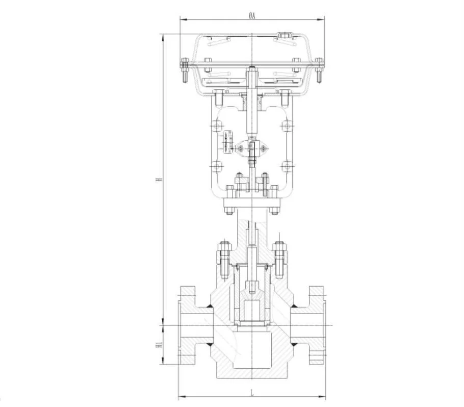 High-Performance Pneumatic Control Valve for High Differential Pressure Condition