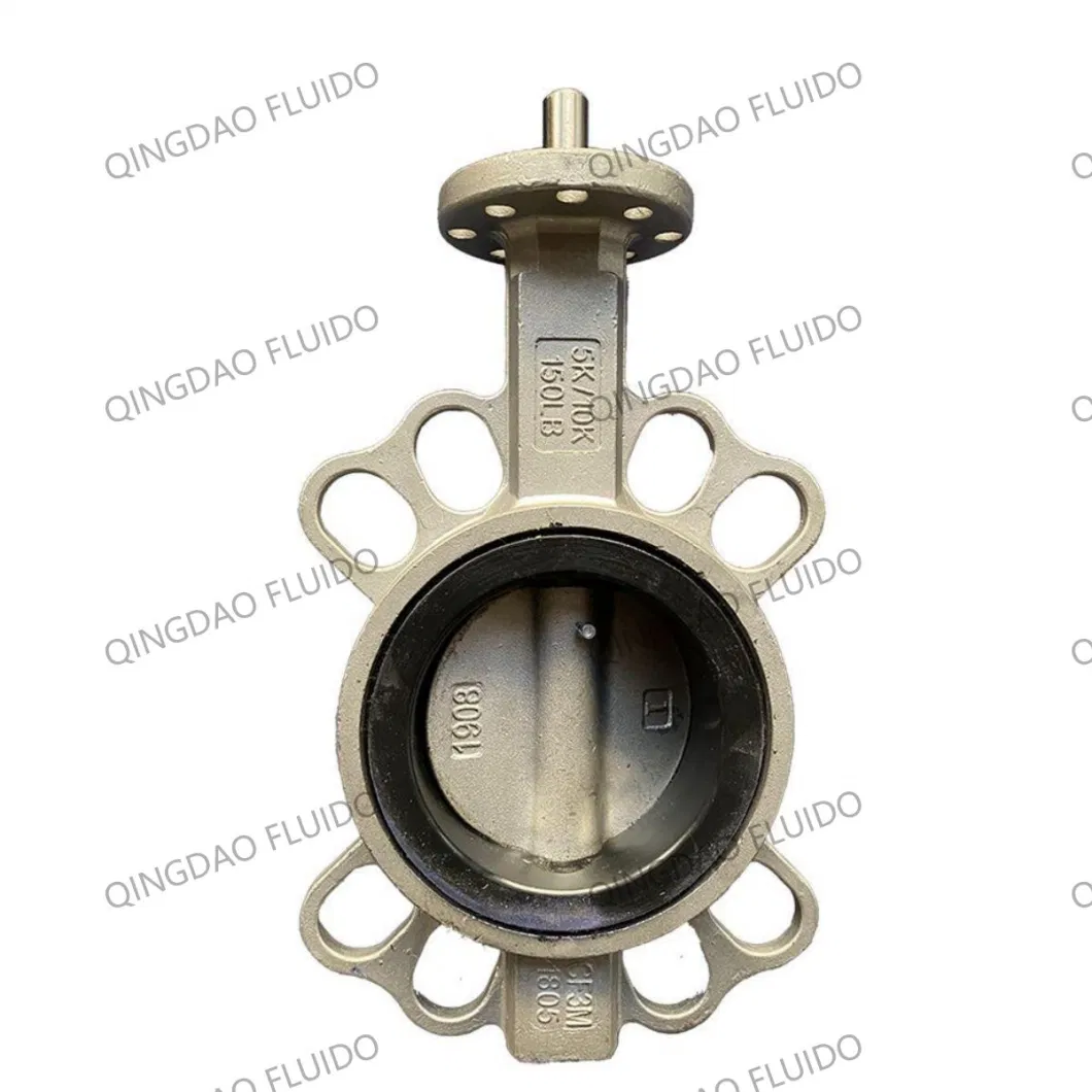 Cast Iron Motor Operated Motorized Electric PTFE Control Wafer Actuator Butterfly Valve