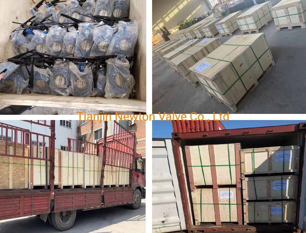 Pn10 Pn16 Class150 10K Ductile Cast Iron Ci Soft Sealing Wafer Butterfly Valve Lever Operated EPDM Rubber Seat Di Wafer Butterfly Valve with Water Air Oil Gas
