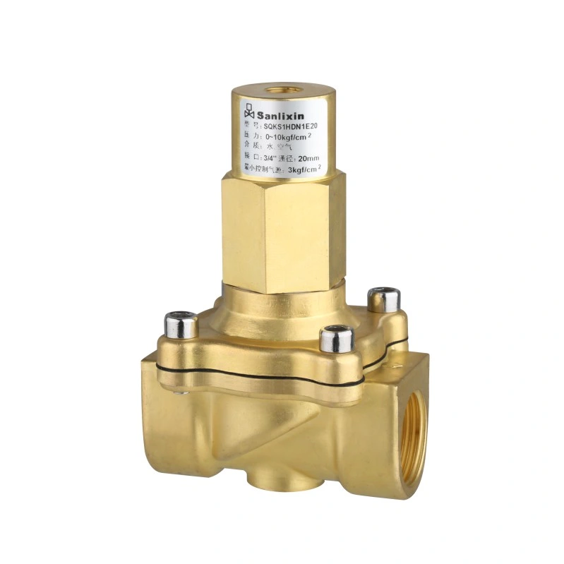 Sqk Air Operated Valve Brass & Stainless Steel