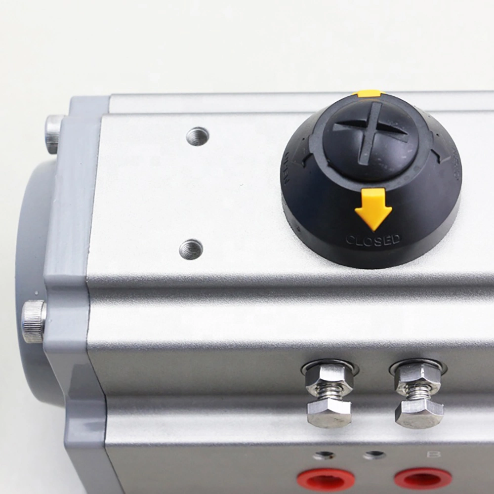 at-63D Series Double Acting Pneumatic Rotary Actuator Ball Valve Butterfly Valve Spring Return Pneumatic Actuator