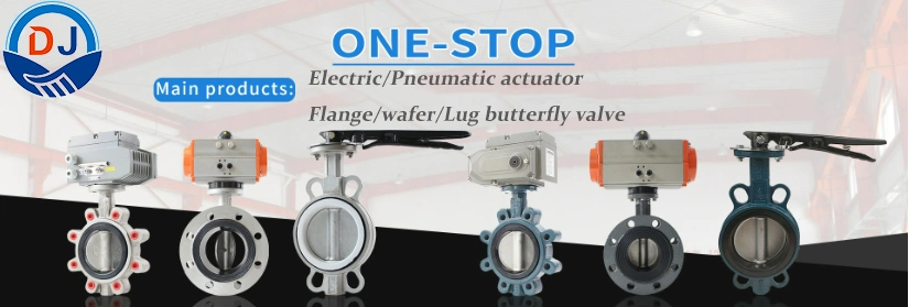 Motorized Butterfly Valve 220V Ductile Iron Flange Electric Actuator Butterfly Valve