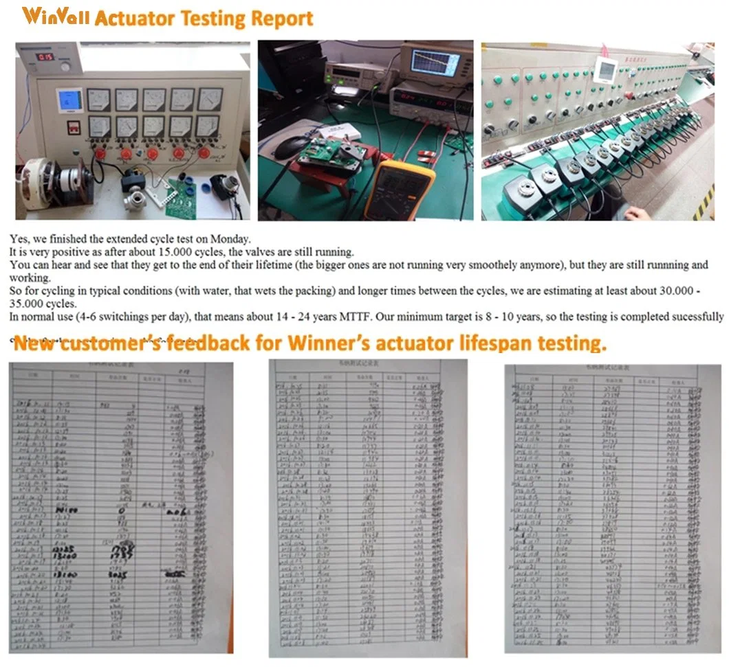Winvall New Product 0-10V Modulating Valves Motorized Water Flow Control Proportional Ball Valve