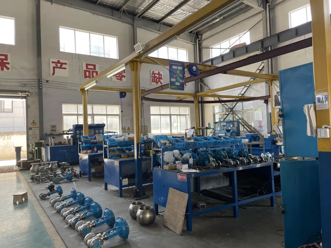 Split Type Pn25 SS304 Pneumatic Single Seated Control Valve Pneumatic Diaphragm Control Flange Globe Valve