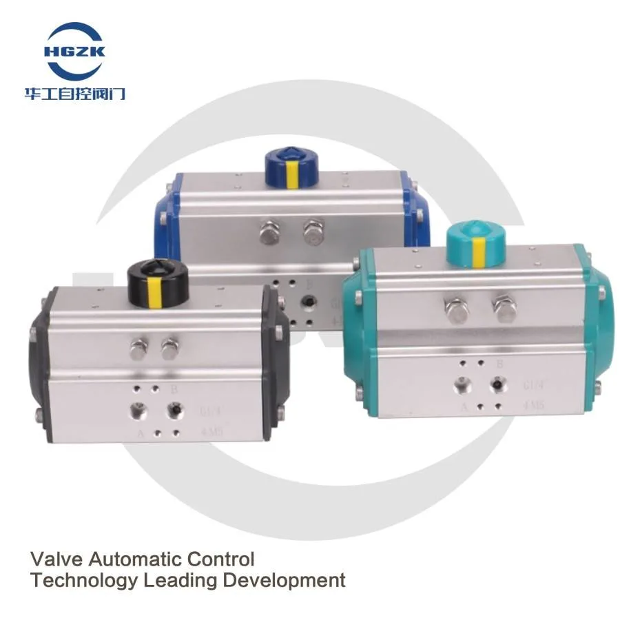 Aluminum Alloy 90 Degree Rotary Pneumatic Valve Actuator