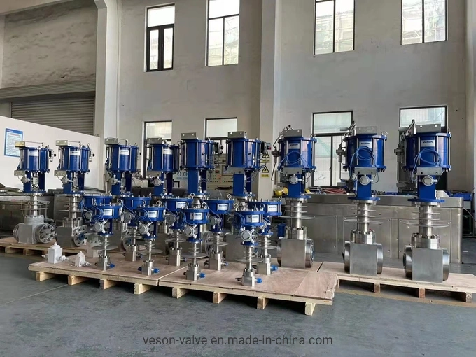 Single Acting Carbon Steel Pneumatic Linear Actuator for Rising Stem Valves