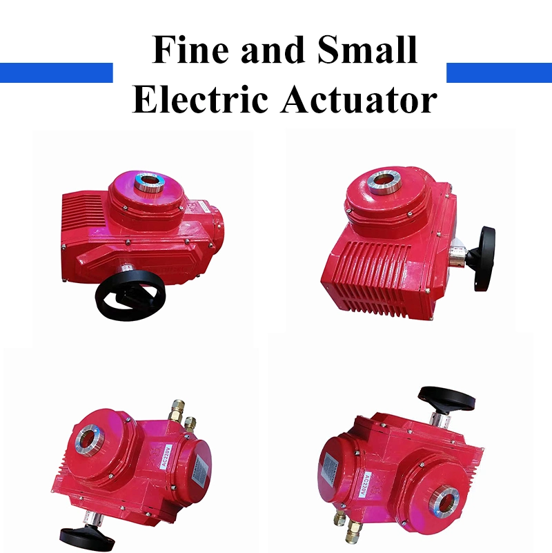Electric Motorized Butterfly Valve Output Toque 50nm Protection Level IP67 Power 220V 110V Dle-05z/Dle-10z/Dle-16z