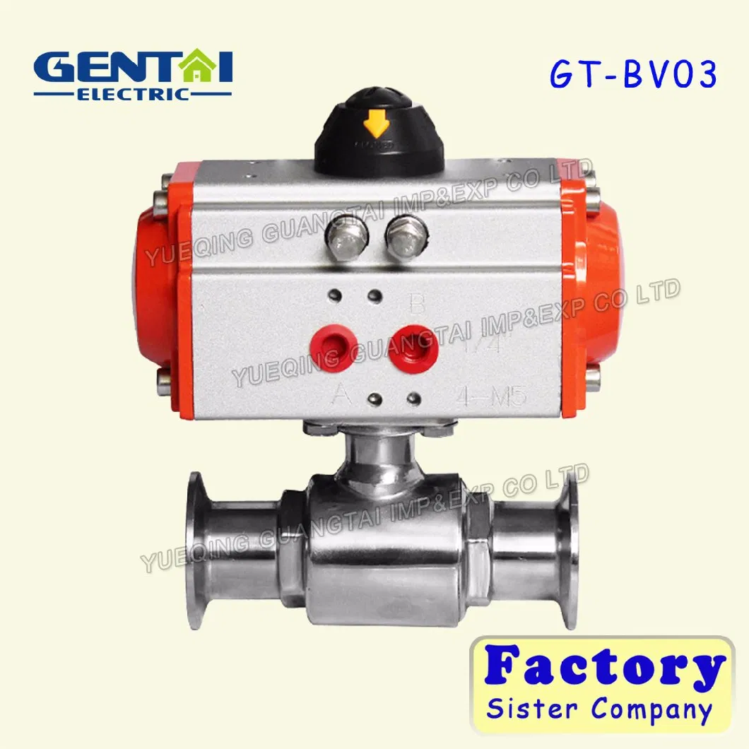 Good Quanlity Pnumatic High Pressure Union Pneumatically Actuated Ball Valve