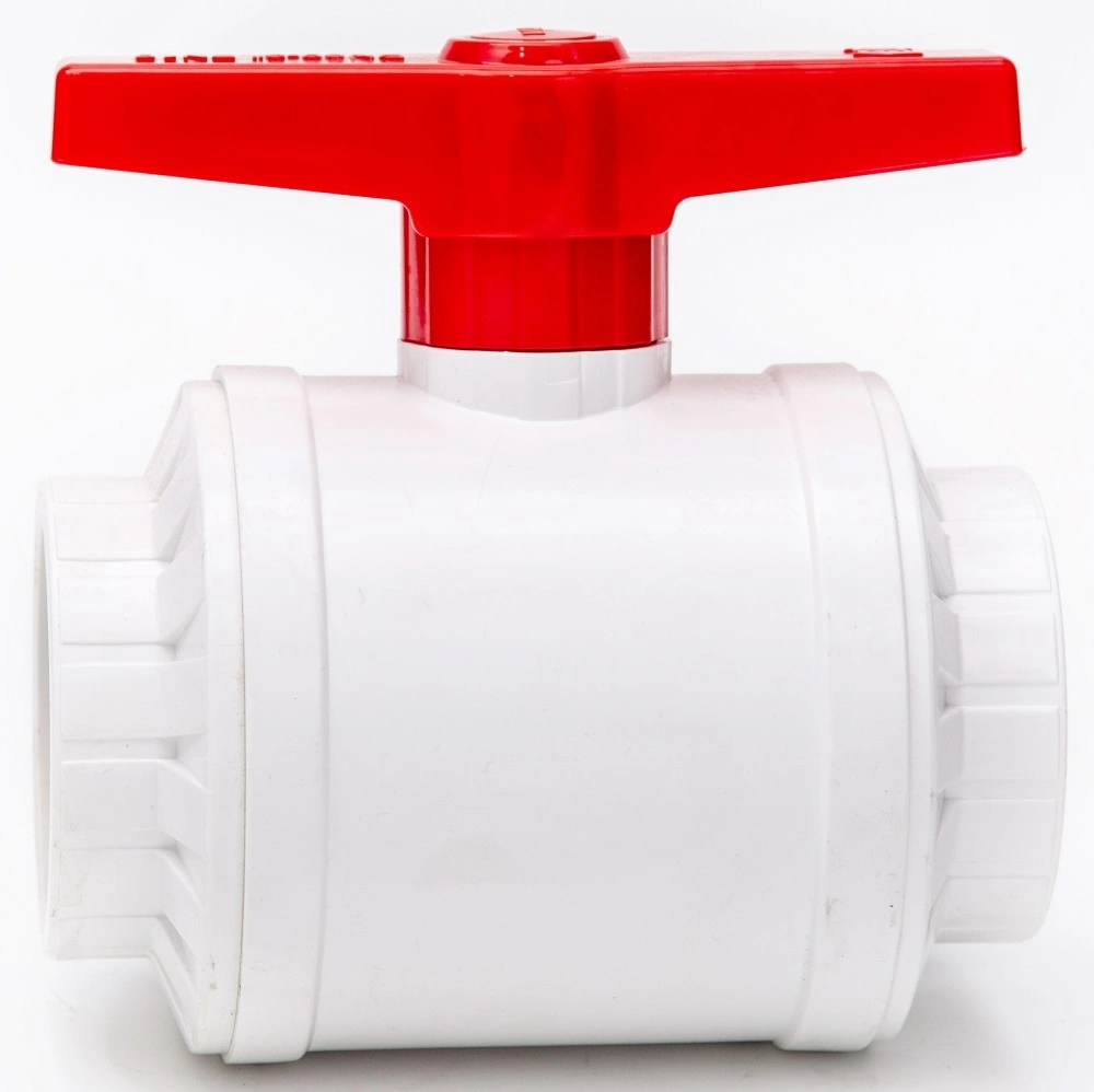 High Quality Air Operated Ball Valve PVC Pneumatic Actuator Control Ball Valve UPVC Non Actuator Double Flanged Ball Valve PVC True Union Ball Valve