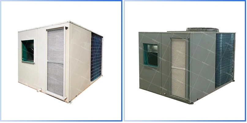 Commercial Industrial Air Cooled DC Inverter Type Rooftop Packaged Central Air Conditioner with Hitachi Inverter Scroll Compressors