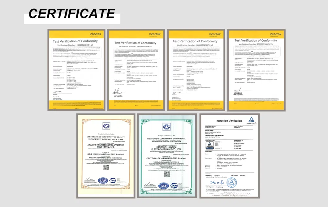 CE Certified Carton Packed Refrigerative Dehumidifier Flood Restoration Equipment with Good Service