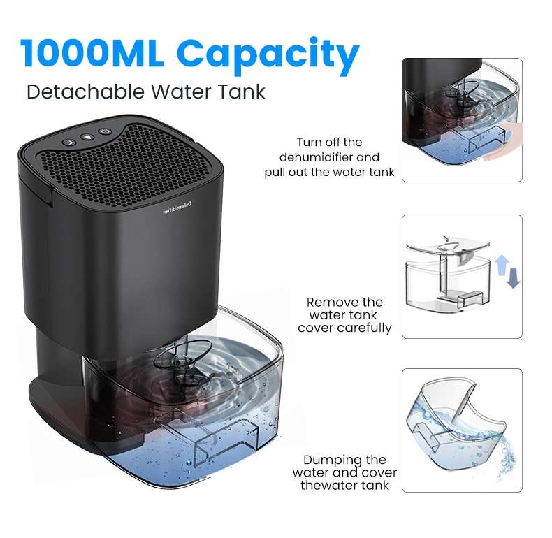 Wholesale Auto Shut-off Home Moisture Desktop Portable Air Dehumidifier