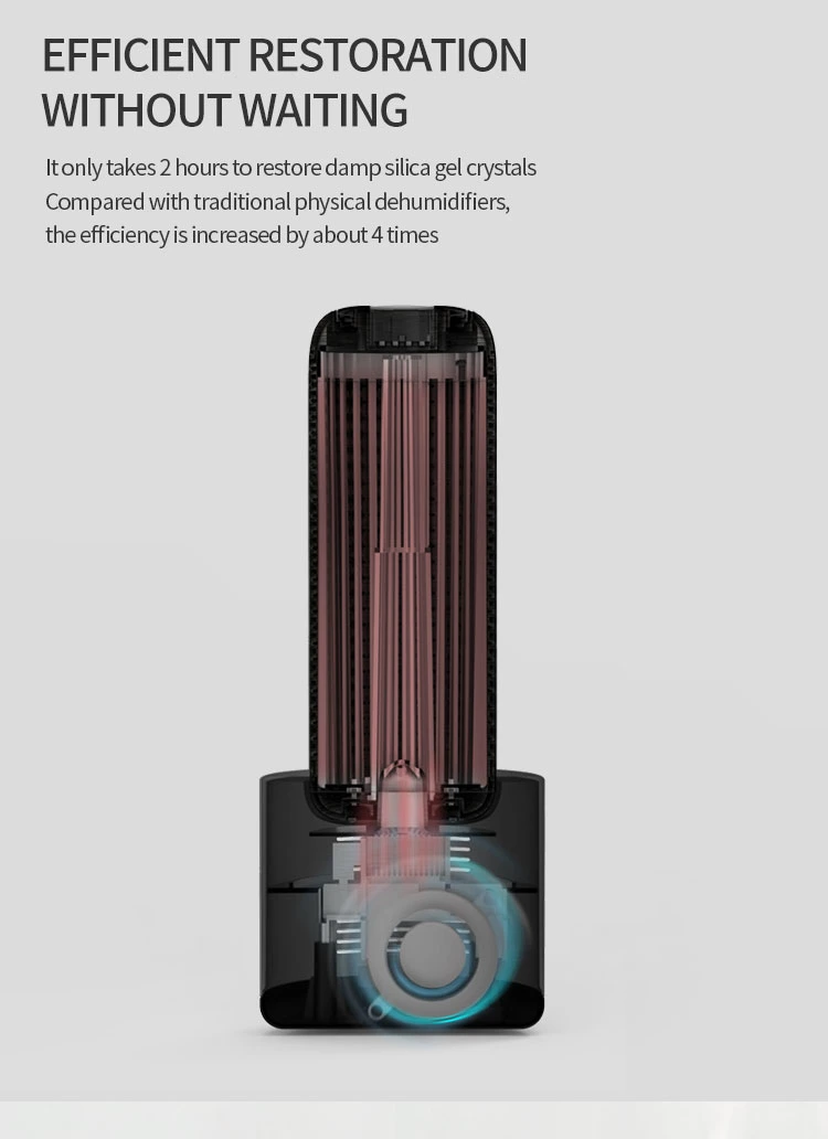 New Design Household Dehumidifier with Charging Base for Quick Recovery