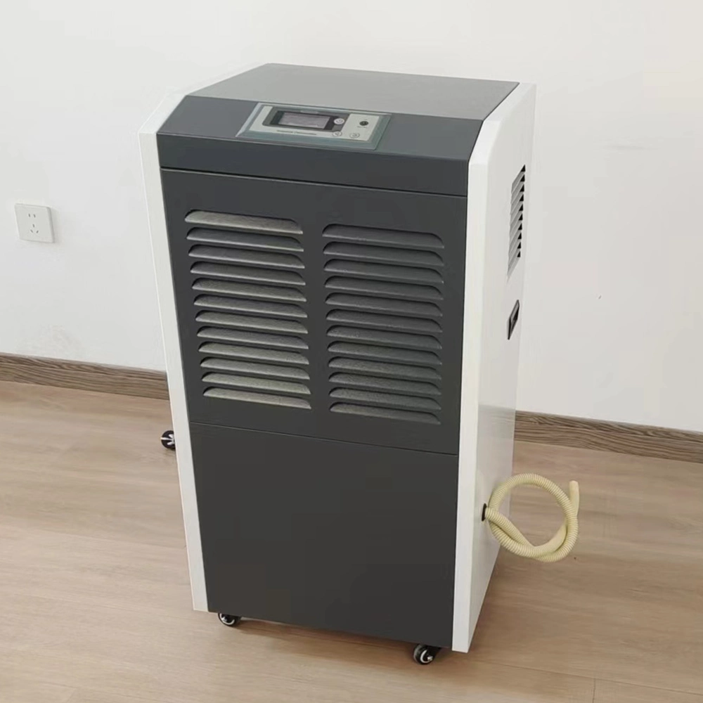 China Factory Wholesale Industrial 90L Dehumidifier Commercial Air Dehumidifier Dryer with Drain Hose