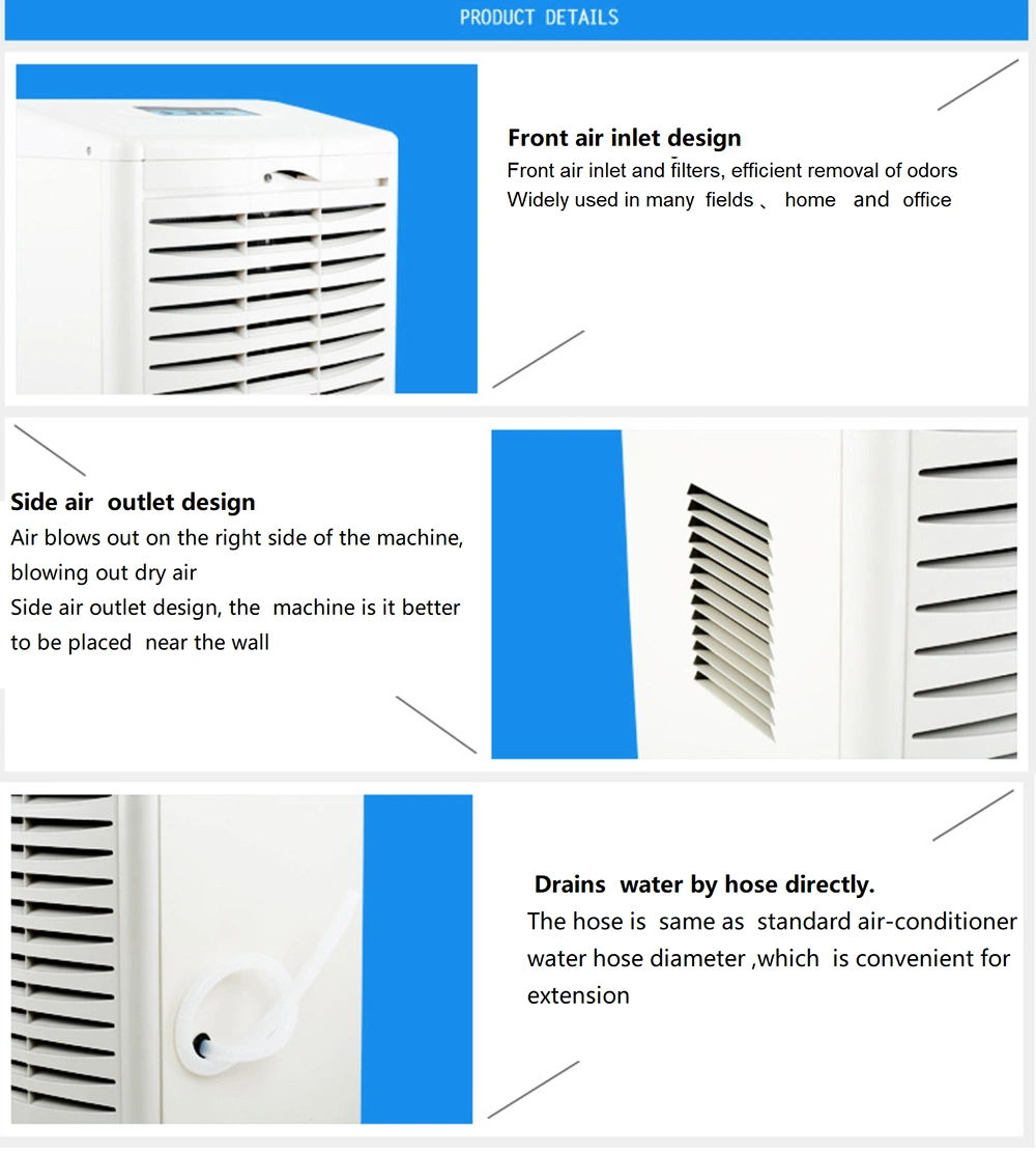 90L/D Duokai Dehumidifier Manufacturer Hot Selling Humidity Removing 180pints Portable Industrial Commercial Dehumidifier for Basement