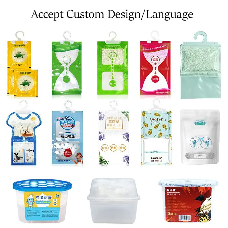 Absorb King Dehumidifier Bag Hanging Stand Moisture Absorber for Wardrobe Depot Basement Room House Bedroom 100g 230g