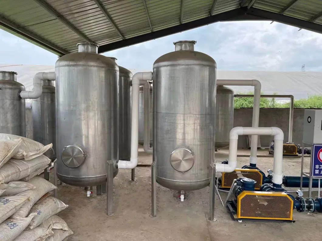 20~500m3/H Biogas Pre-Treatment System Desulfurization Dehumidification Scrubber Tower System