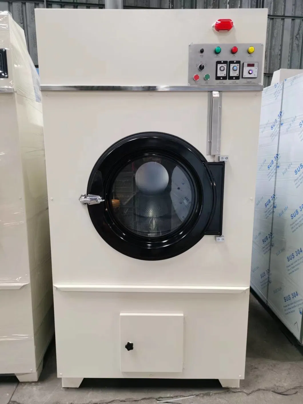 50kg Stainless Steel CE Certified Commercial and Industrial Automatic High Efficiency on Premise Laundry Washing Machine for Hotel, School, Garment Shop