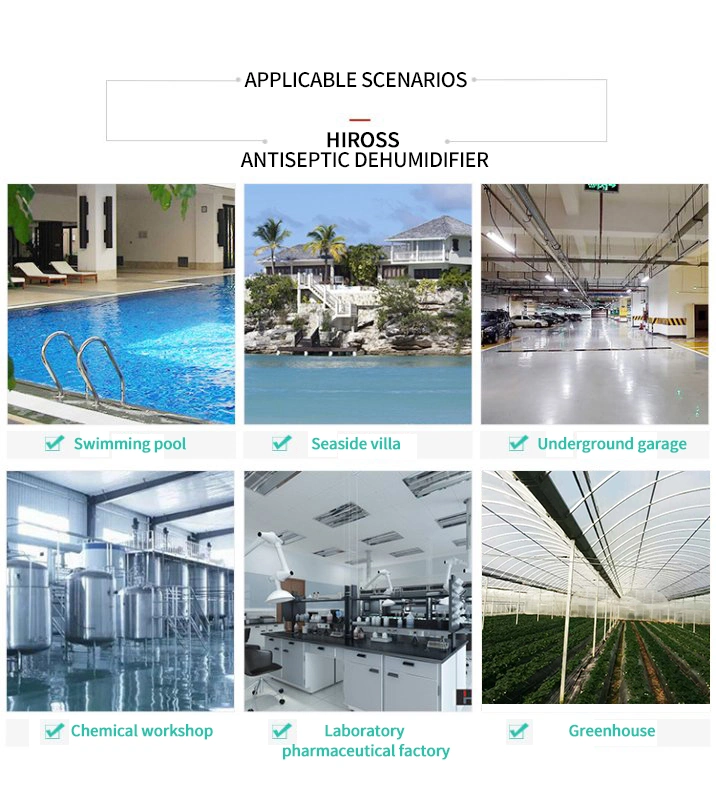 OEM Factory Moisture Absorber Desiccant Ceiling Fruit Vegetable Plants Greenhouse Dehumidifier