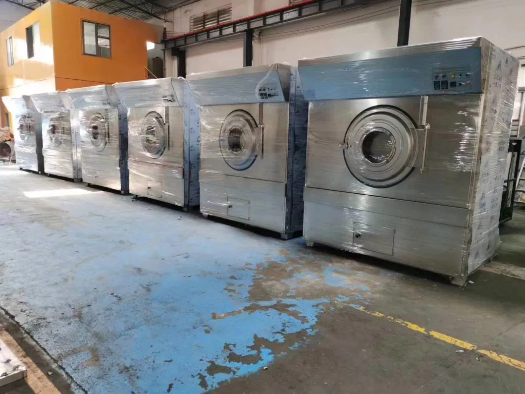 50kg Stainless Steel CE Certified Commercial and Industrial Automatic High Efficiency on Premise Laundry Washing Machine for Hotel, School, Garment Shop