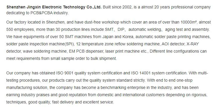 Printed Circuit Mother Boards Assembly SMT DIP PCB PCBA for Air Condition